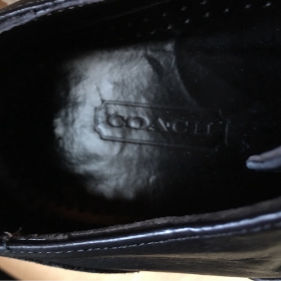 Coach commuter ALL leather black sneaker loafer😍😍 - Picture 5 of 7